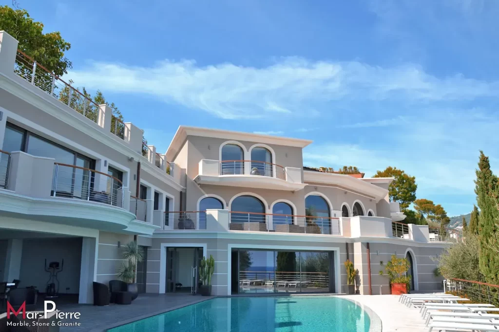 Natural Stone Pool in Villa